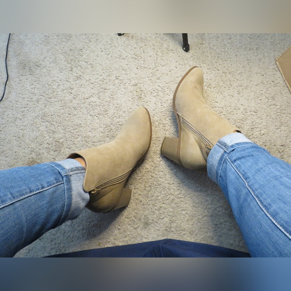 Tan Ankle Booties - Picture 7 of 7
